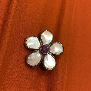 Lia Sophia flower pin